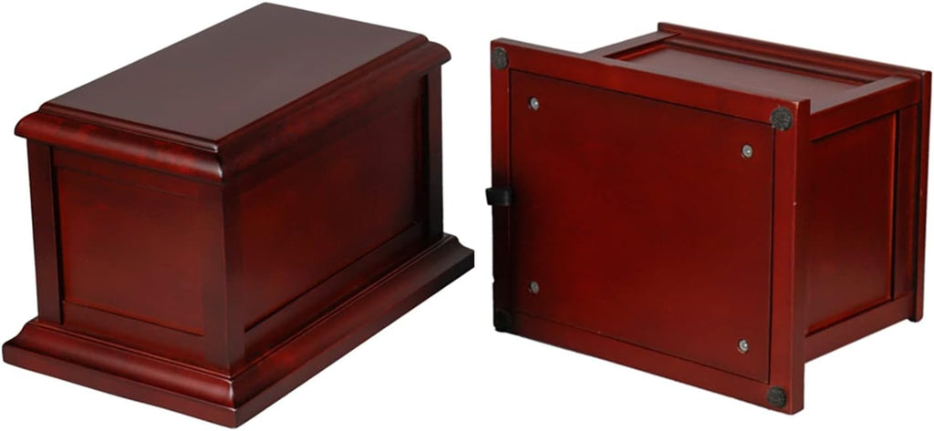 Cherry Solid Wooden Cremation Urn W245