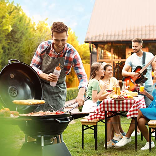 14pcs Flat Top Grill Accessories Set with Spatulas, Basting Cover, Scraper, Tongs A128686