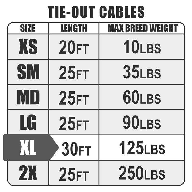 Pet Tie Out Cable for Dogs O409113