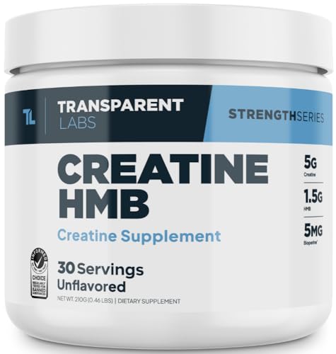 Creatine HMB 30 Servings Strawberry Lemonade & Creatine HMB 30 Servings Unflavored T56221