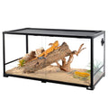 34 Gallon Glass Reptile Tank 24" x 18" x 18" with Sliding Door Z30231