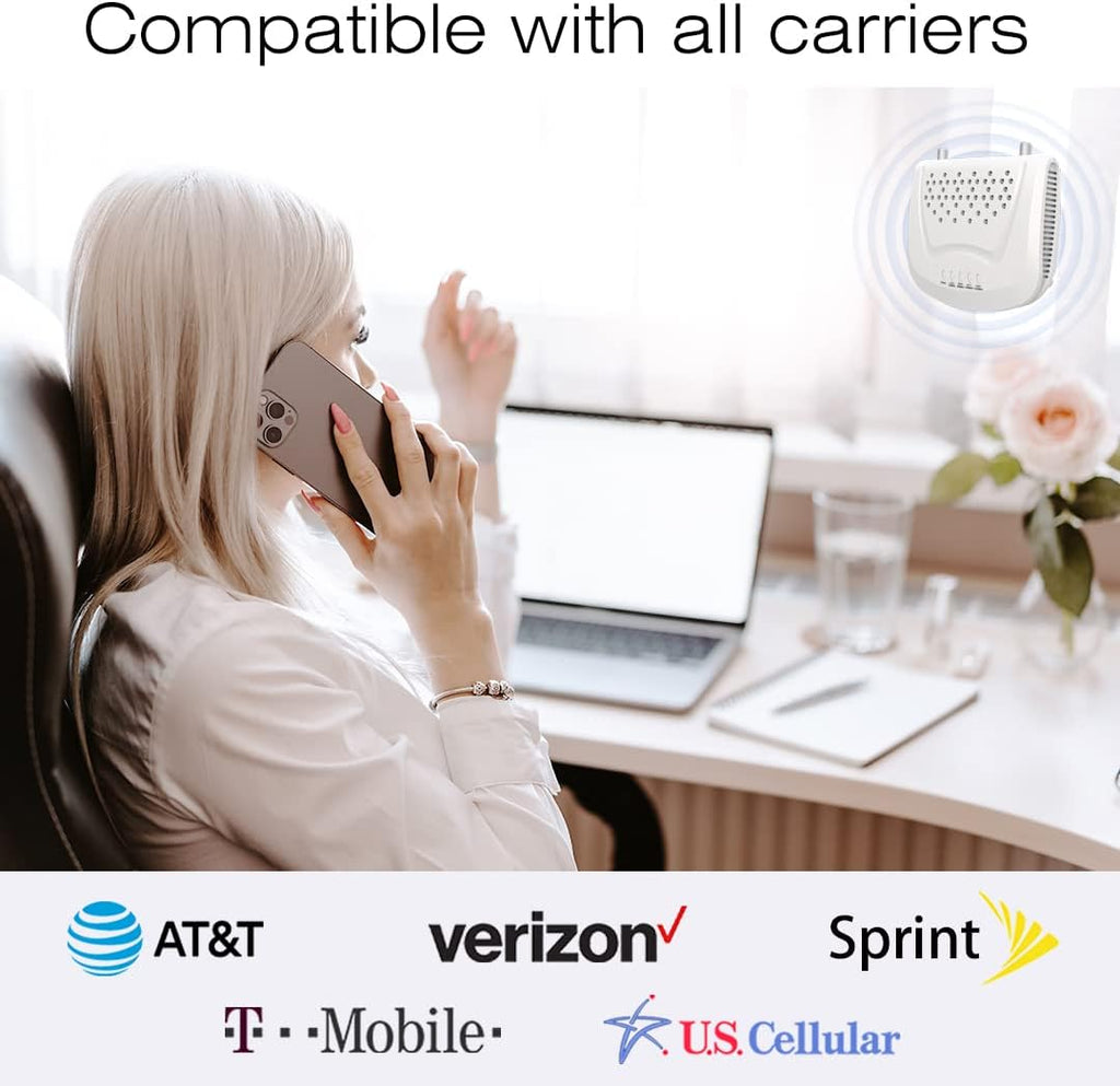 Cell Phone Signal Booster Kit for 3G/4G/5G LTE Data Up to 4,000 Sq ft K1025