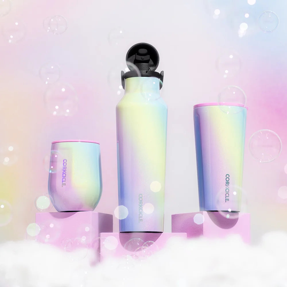 Stemless Insulated Wine Glass Tumbler, Rainbow Unicorn, 12 oz – Stainless Steel B83694