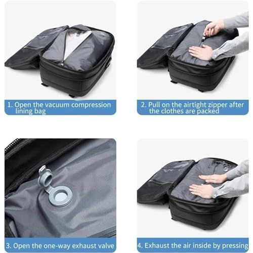 Expandable Backpack With Vacuum Compression R751