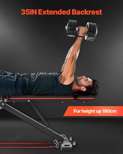 800lbs Adjustable Weight Bench with Leg Extension X67758