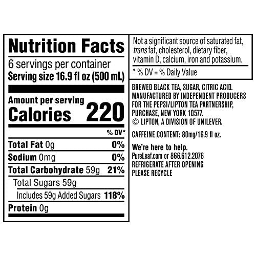 Extra Sweet Iced Tea, 18.5 oz X4451