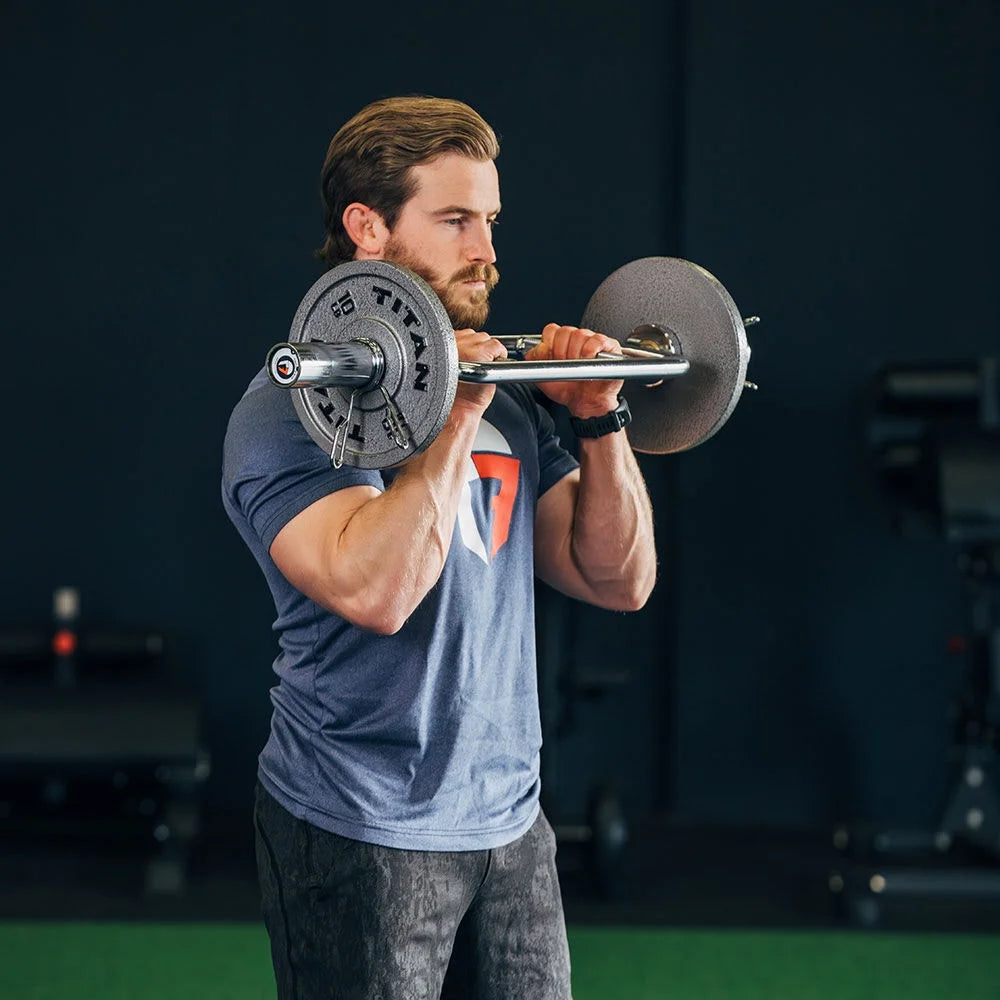Chrome Finish Olympic Triceps Bar U1889