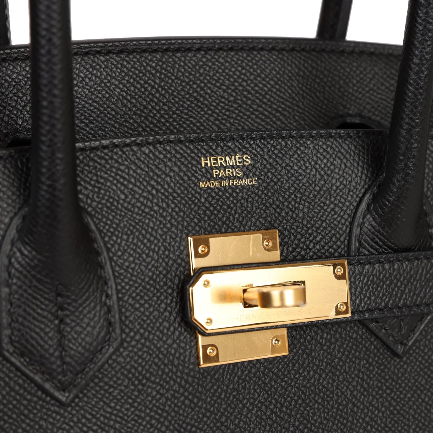 Black Epsom Leather Birkin 30 T46003