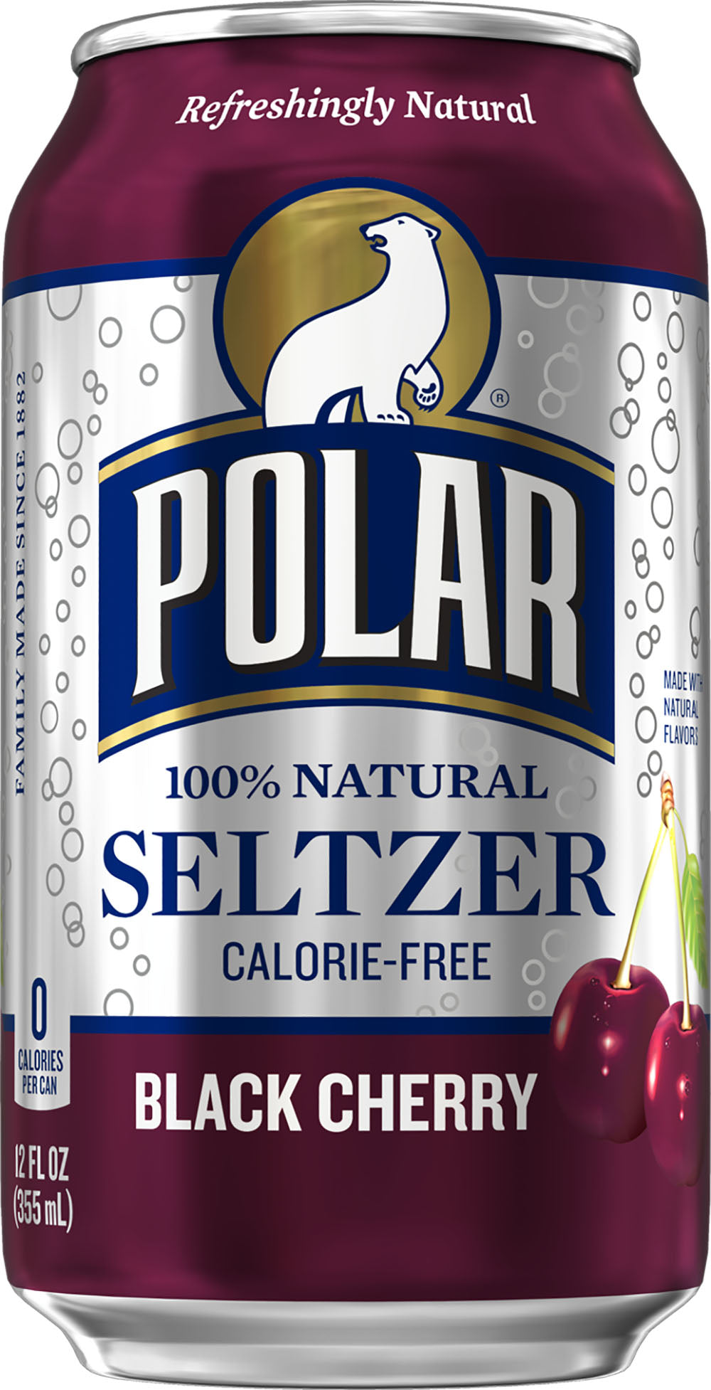 Black Cherry Seltzer Water, 12 Fl Oz, 24 Count R444551
