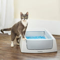 Gray Self-Cleaning Cat Litter Box F9322