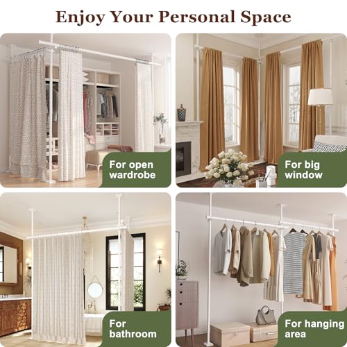 Black Adjustable Room Divider N477