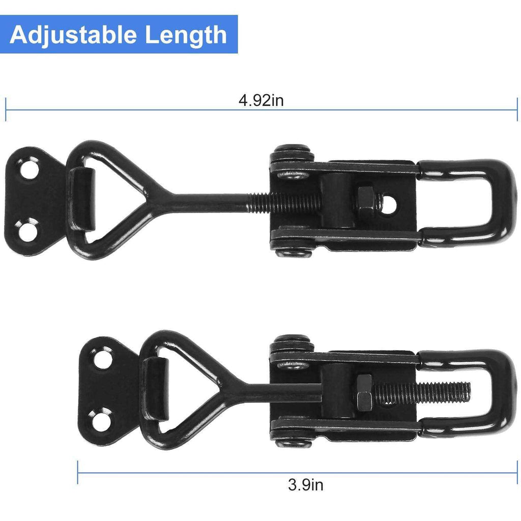 Black Toggle Latch Clamp 6Pcs Heavy Duty Adjustable Toggle Clamp I816711