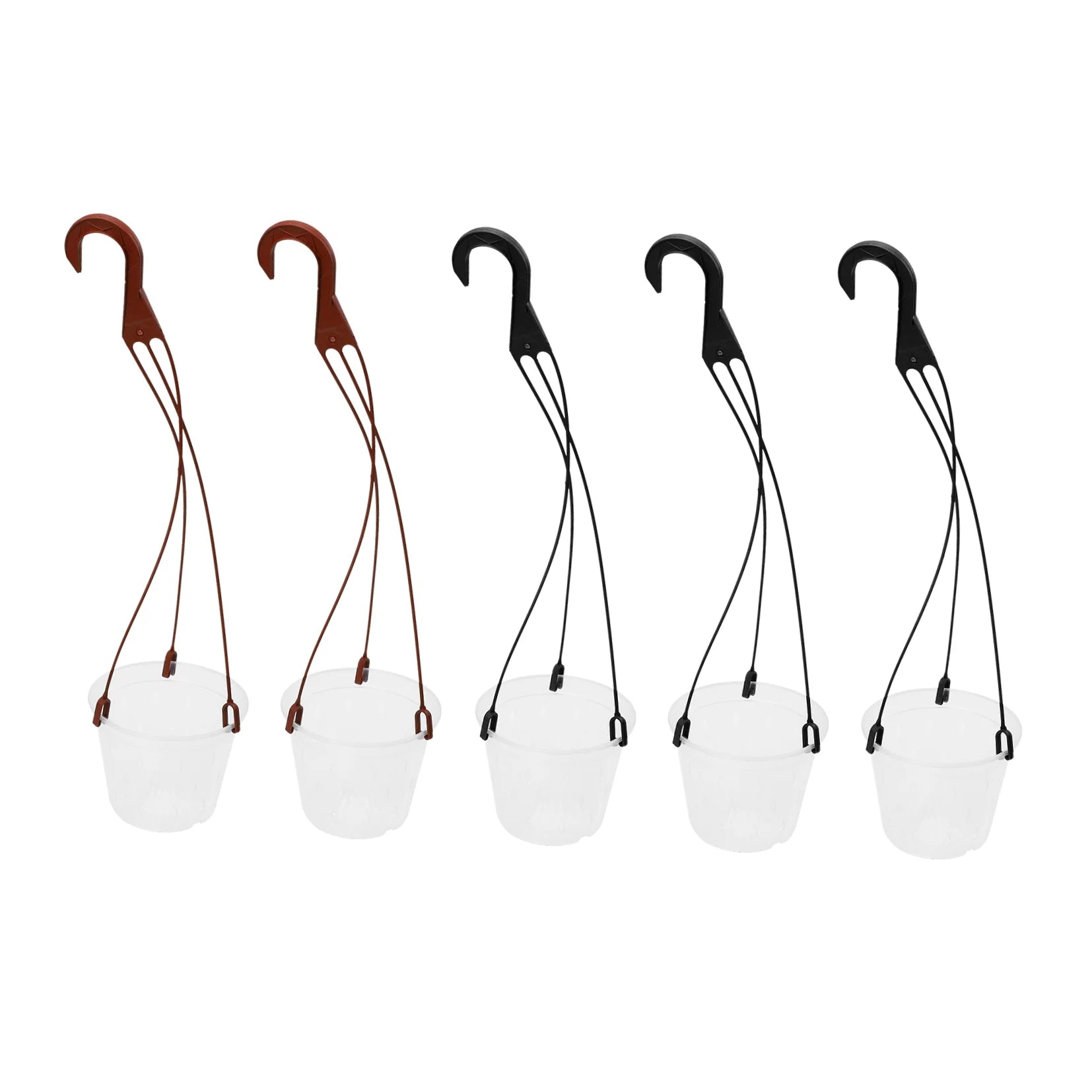 5 Sets Hanging Flower Pot Planter PP Material Pots Root Control T2146