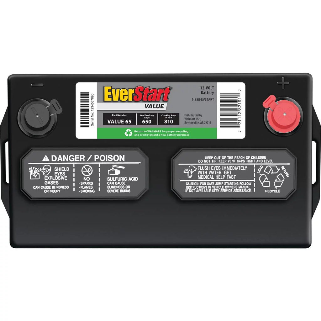 Group Size 65 12 Volts 650 CCA Lead Acid Automotive Battery I8812