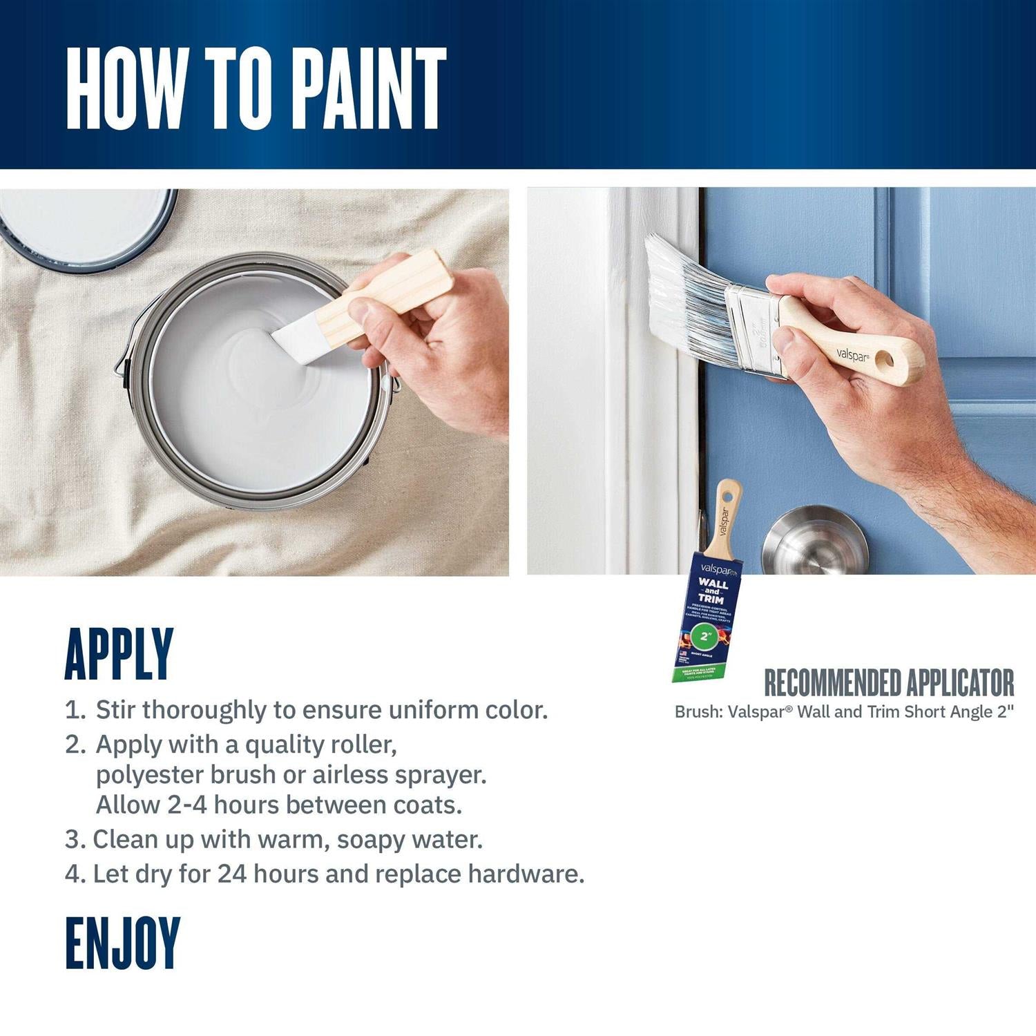 Semi-gloss Oil-based Interior/Exterior Door and Trim Paint O983649