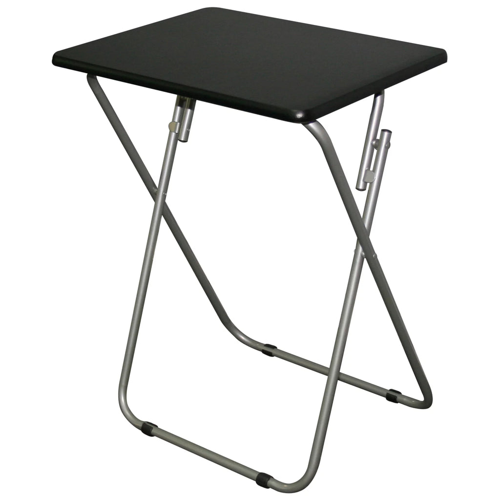 Black Set of 2 Folding TV Tray Tables K753