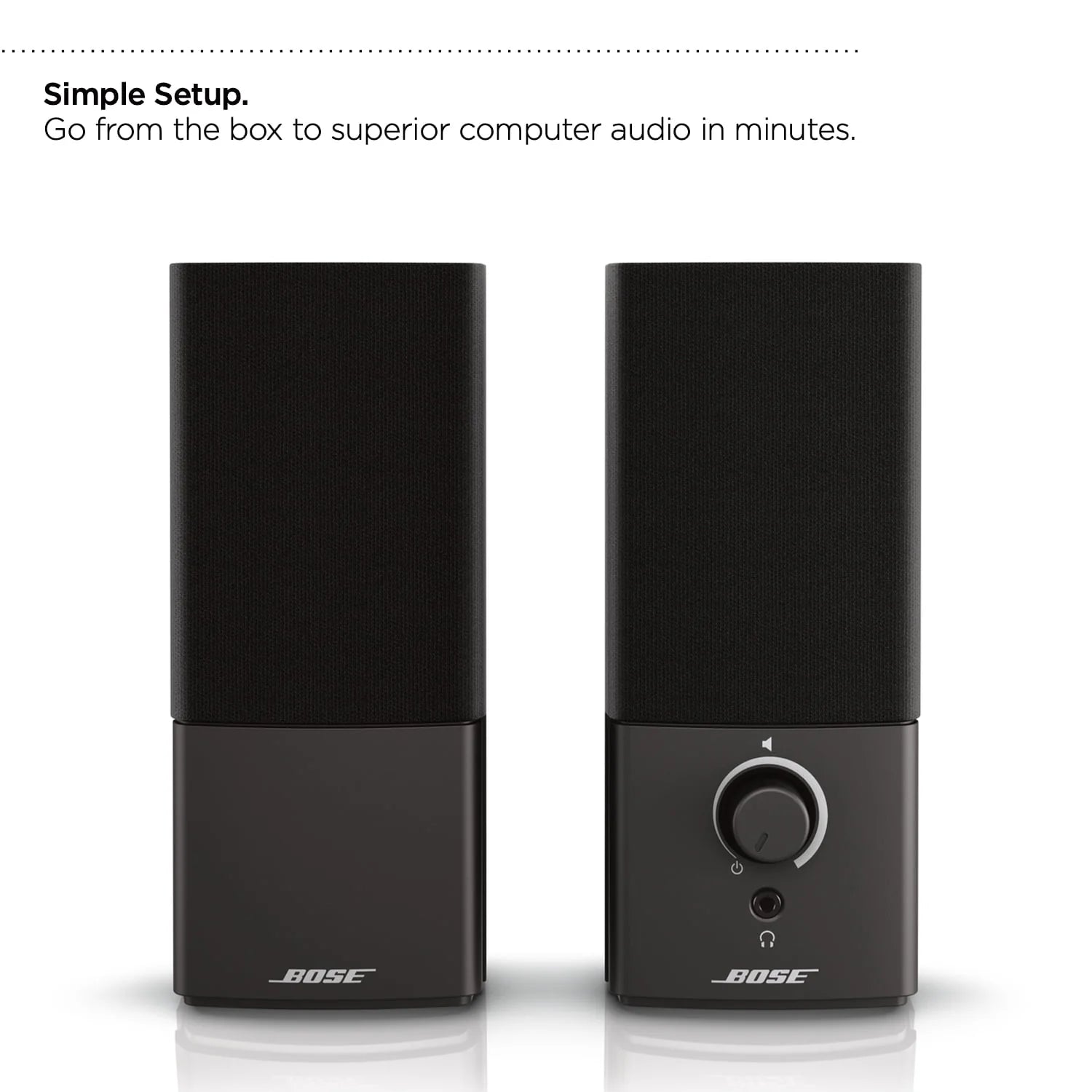 2 speakers per pack, 7.5 inches Computer Speaker System B668