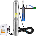3HP 230V 37GPM 640 ft Head 4 inch Stainless Steel Submersible Pump Q4278