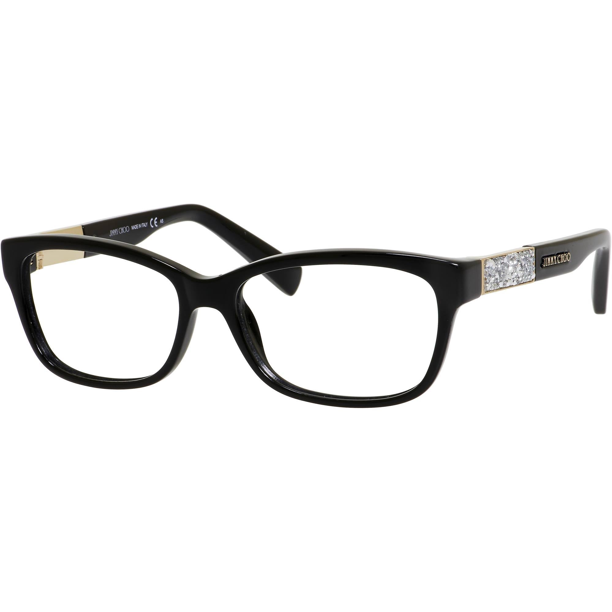 Shiny Black Eyeglasses P901