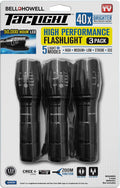 High Lumens LED Tactical Flashlight Set of 3 S68851