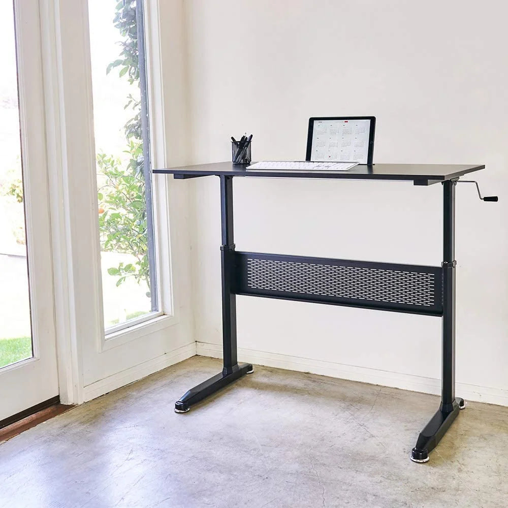 Black 48inches Height Adjustable Standing Desk E261132