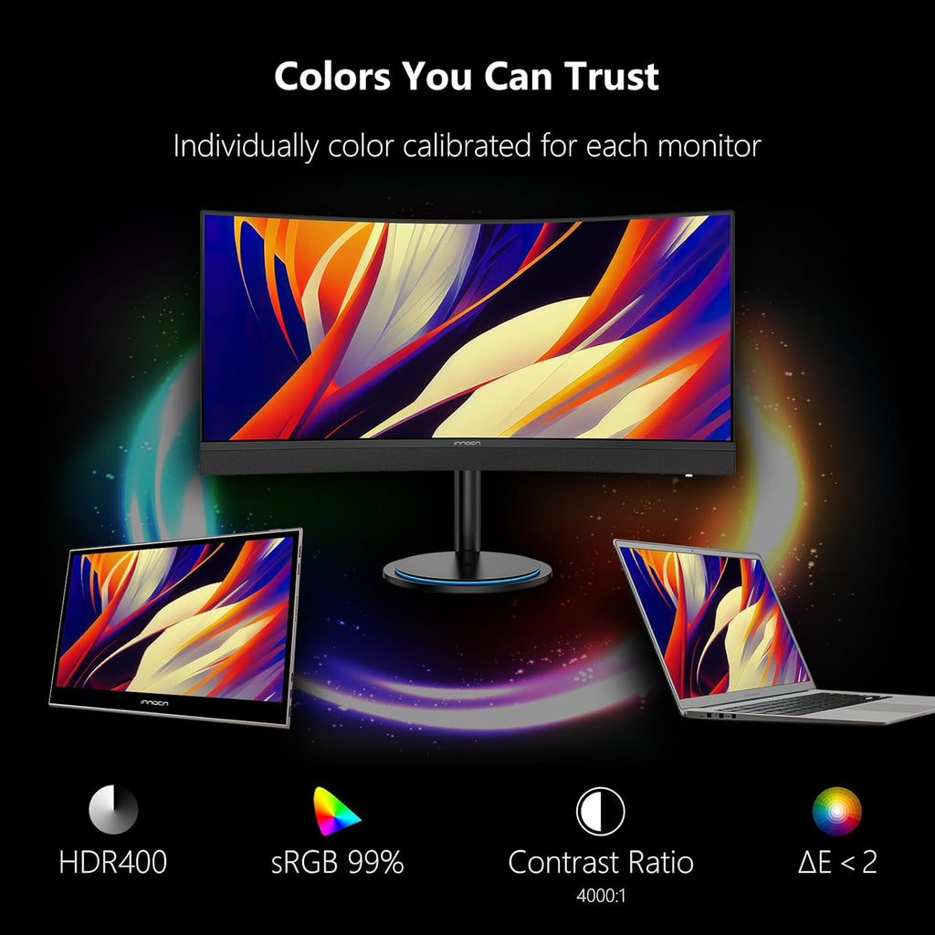 34" Curved Ultrawide Gaming Monitor 3440 x 1440p 165Hz Black P34512
