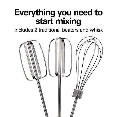 Black Electric Hand Mixer with 6 Speeds B757439