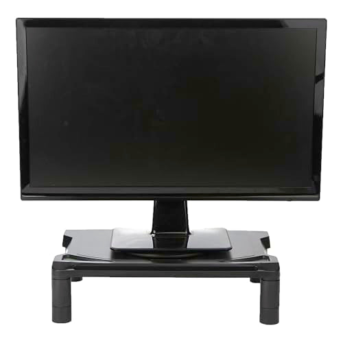 Black Height Adjustable Monitor Stand N377
