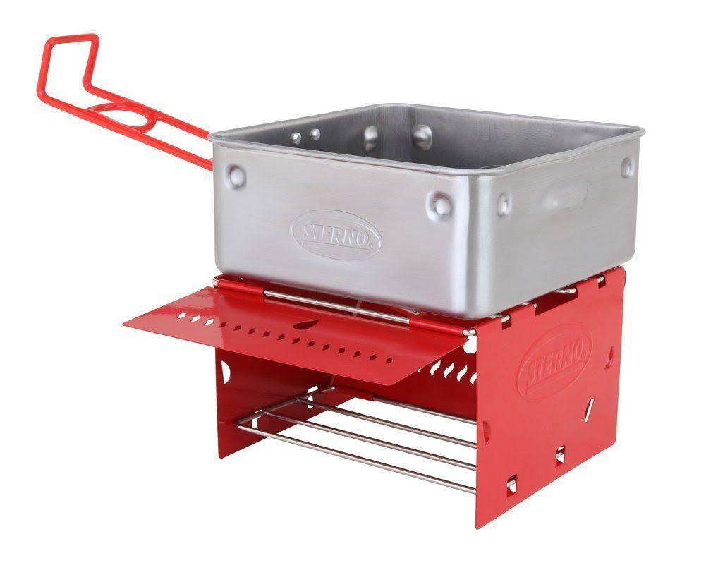Camp Stove Kit with Frame and Wind-Shield Panels D39689