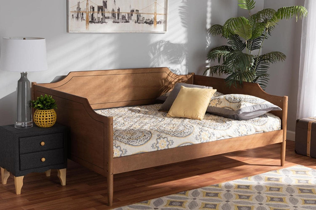 Walnut Brown Finished Wood Full Size Daybed G792613