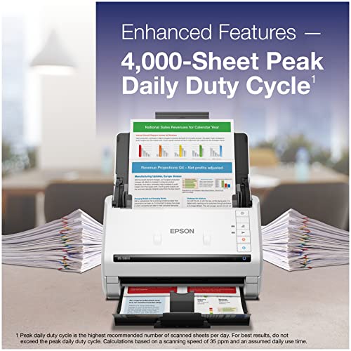 Color Duplex Document Scanner with Sheet-fed, Auto Document Feeder X93678
