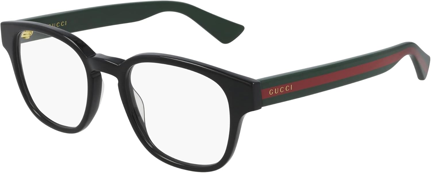 Green Plastic Rectangle Eyeglasses 49mm R124
