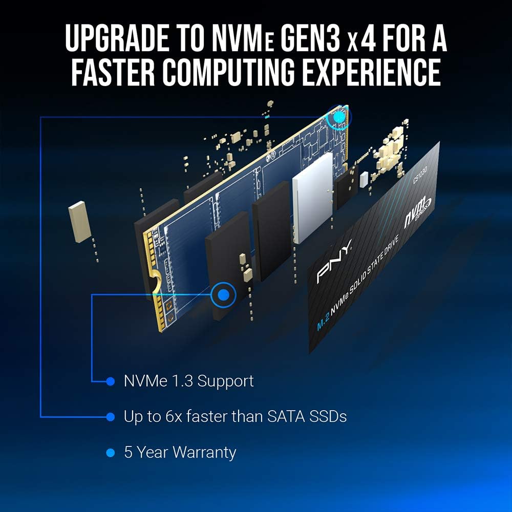 2TB M.2 NVMe PCIe Gen3 x4 Internal Solid State Drive A161