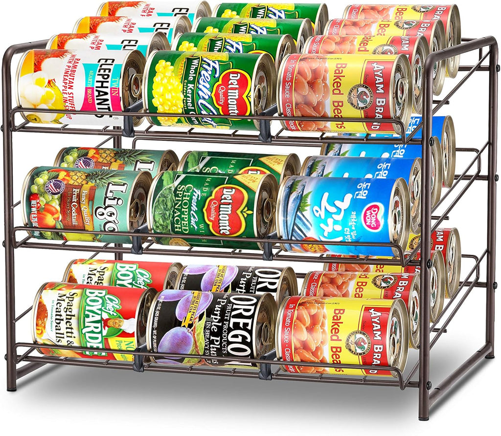 2 Pack Stackable Can Storage Dispenser, Chrome G23112
