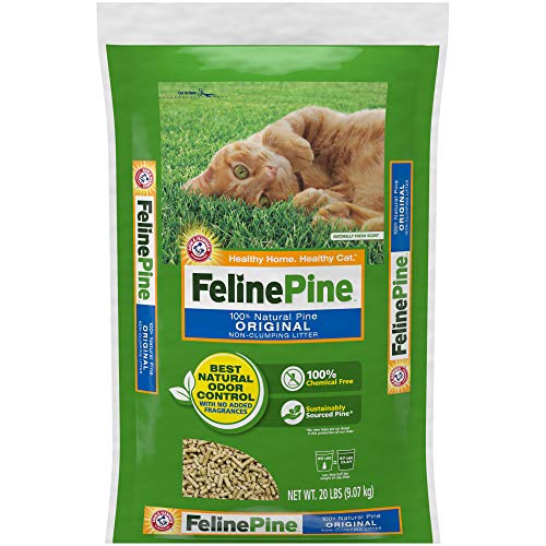 100% Natural Cat Litter, 20Lb Z924788
