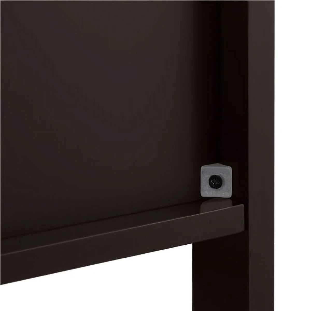 Espresso Wooden Bathroom Floor Cabinet with 2 Drawers and 1 Shelf Y180398