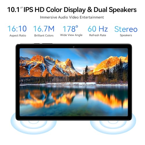 Android 15 Tablet with SIM Card Slot, 4G Cellular, Octa-Core, 12GB+64GB, 2TB Expandable, Dual Cameras, WiFi, BT5.0, GPS, Protective Case X744626