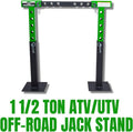 1.5 Ton ATV UTV Jack Stands with Rack Bar Saddle B15109