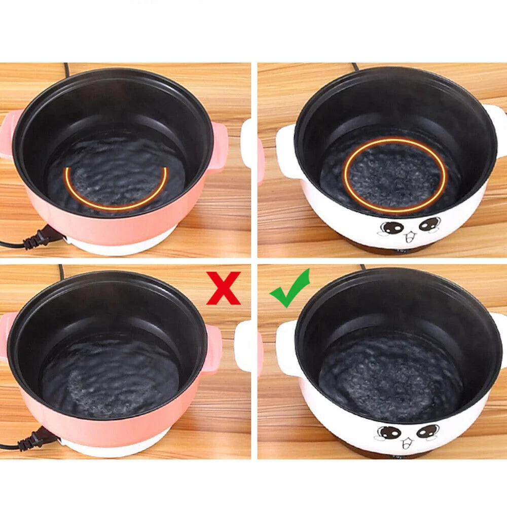 Electric Multi-Pot, 110V Electric Skillet Nonstick Hot Pot, 2.3L Q69959