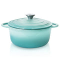 Enamel Coated Cast Iron Dutch Oven with Self Basting Lid W150286
