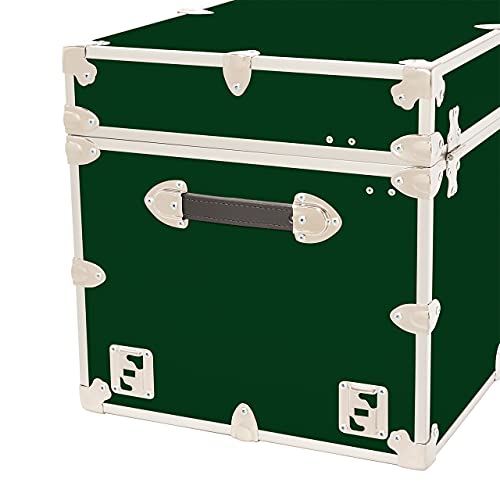Black Leather Embossed Vinyl Trunk 36"x18"x18" P1803