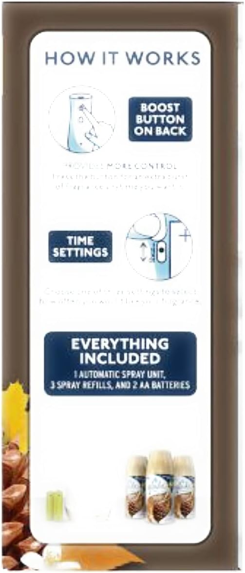 Cashmere Woods Air Freshener Holder with 3 Refills K578