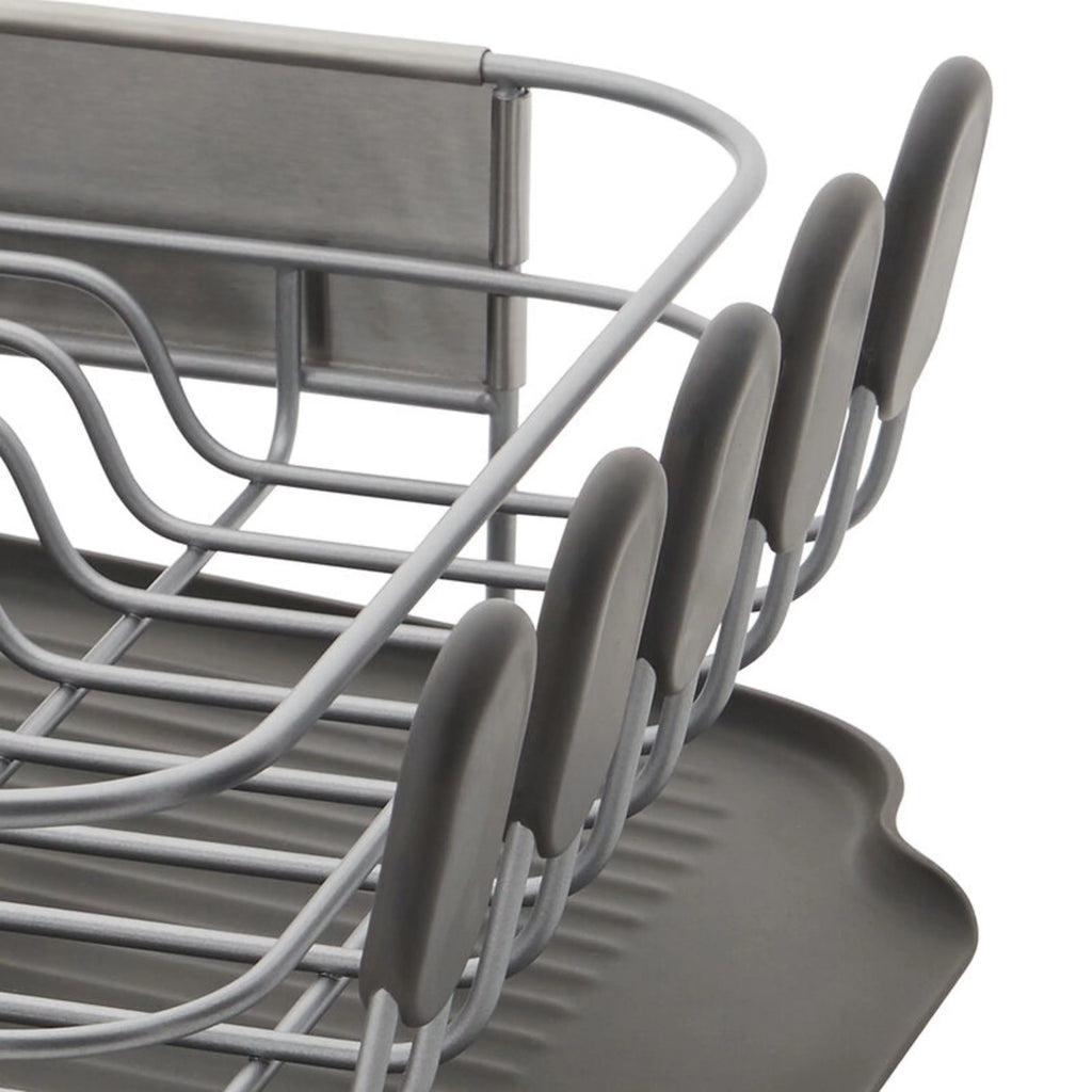 Stainless Steel Compact Dish Rack in Satin Gray R3753