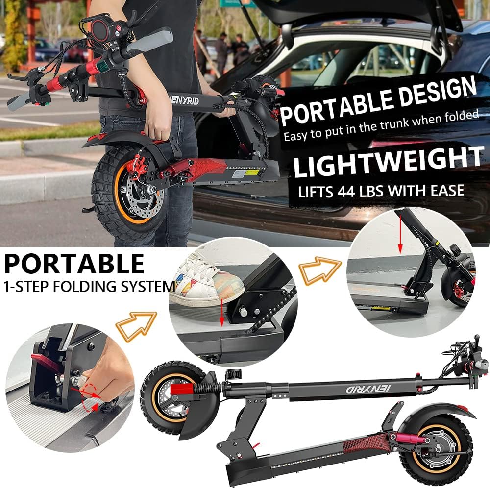 Electric Scooter with Seat, 10 inch Air Tire, 600W Motor, 31 Miles Max Range, 28 Mph Top Speed I438840