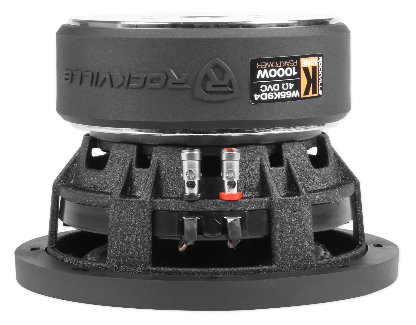 6.5" 1000 Watt Car Audio Subwoofers with Mono Amplifier and Amp Kit M196