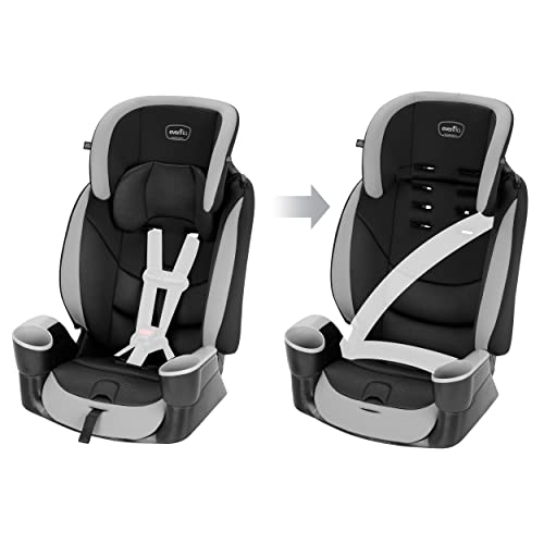 Harness Highback Booster Car Seat, Granite Gray, Polyester N3257