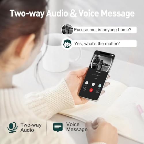 2K Video Doorbell Camera with Chime, Night Vision Y132458
