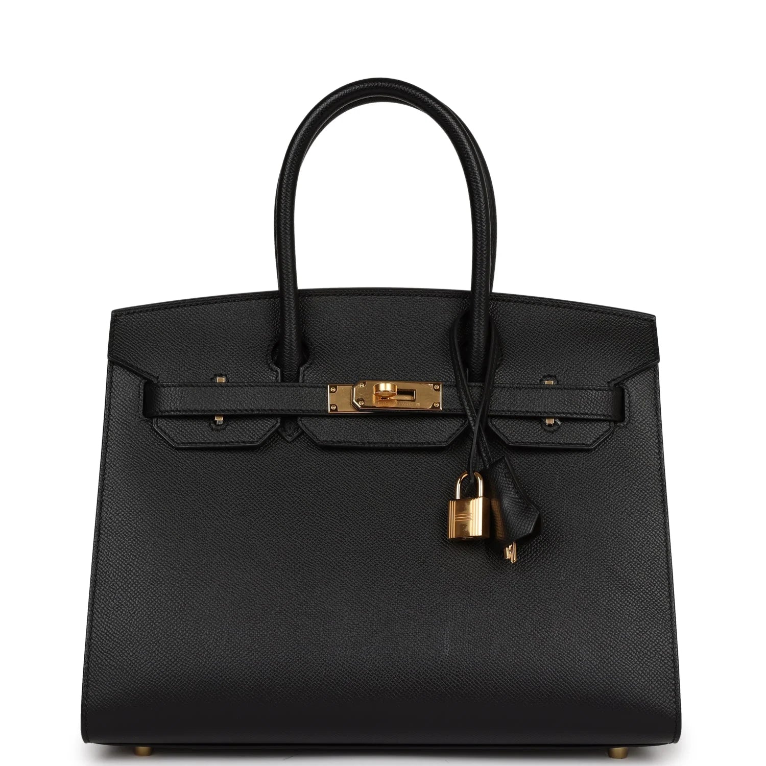 Black Epsom Leather Birkin 30 T46003