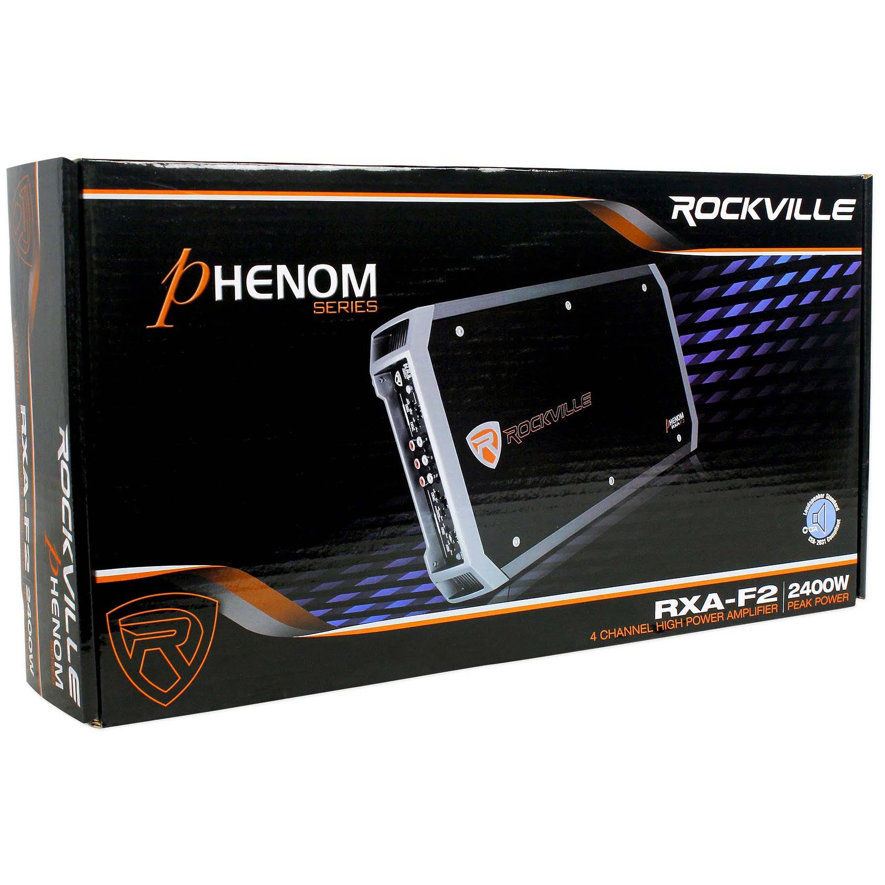 2400 Watt Peak 4 Channel Car Audio Amplifier V5003