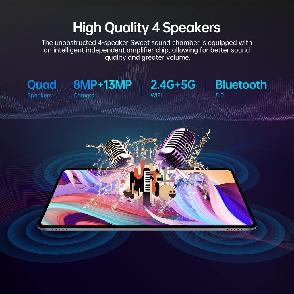 Android 11 Tablet 10.4 Inch, 8GB RAM 128GB ROM, Octa-Core, 1200x2000 IPS HD Touchscreen, 7000mAh L9920